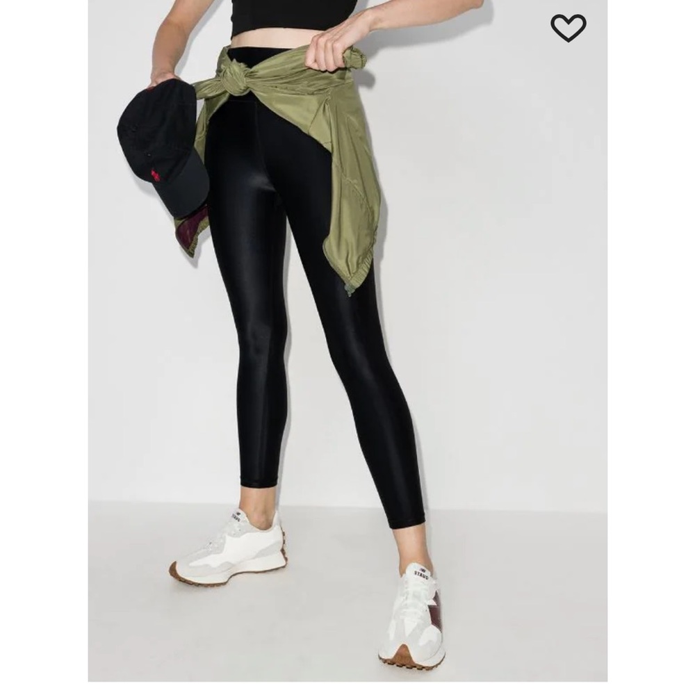 Sweaty Betty black high shine 7/8 leggings, Small NWT